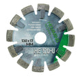 Hemming HE120-U Diamantfrässcheibe 130 × 17 mm mit U-Segmenten für harte Estriche, Frontansicht